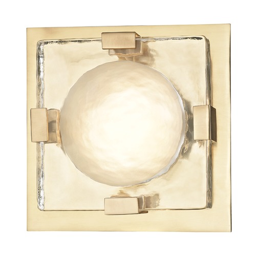 Hudson Valley Lighting Bourne Aged Brass LED Sconce by Hudson Valley Lighting 9811-AGB