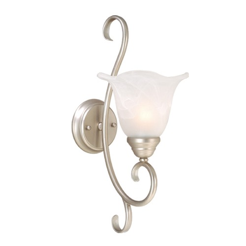 Bella Brushed Nickel Sconce by Vaxcel Lighting