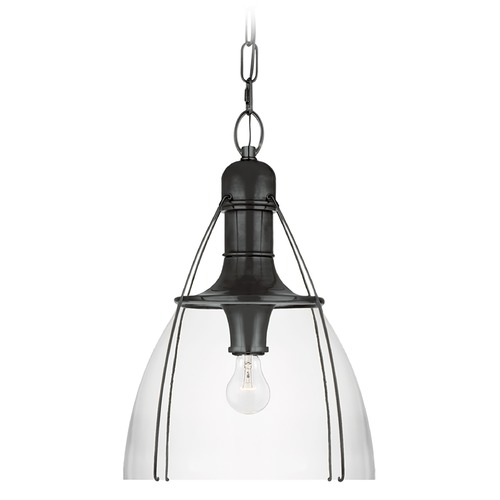 Chapman & Myers Prestwick 18-Inch Pendant in Bronze by Visual Comfort Signature