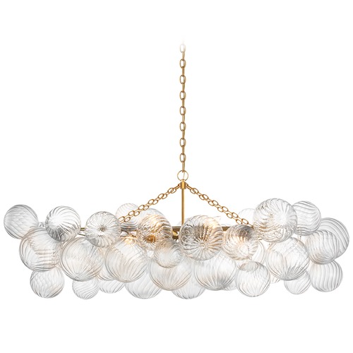 Julie Neill Talia Linear Chandelier in Gild by Visual Comfort Signature