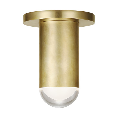 Kelly Wearstler Ebell LED Flush Mount in Brass by Visual Comfort Modern