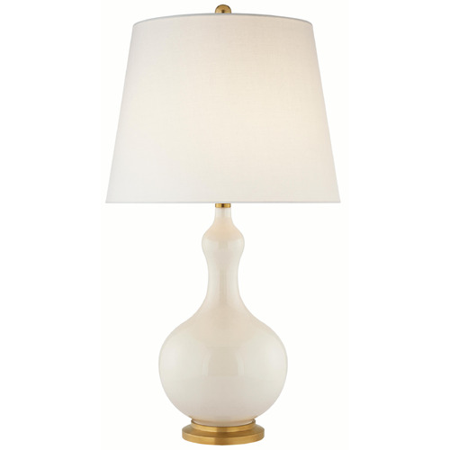 Visual Comfort Signature Collection Addison Ivory Table Lamp with Empire Shade