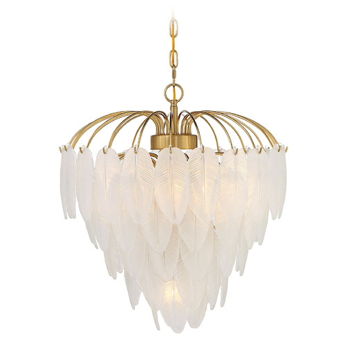 Savoy House Lighting Boa Warm Brass Chandelier