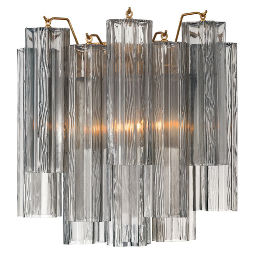 Crystorama Lighting Addis Aged Brass Sconce