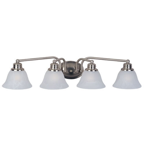 Maxim Lighting Malaga Satin Nickel Bathroom Light by Maxim Lighting 2689FTSN