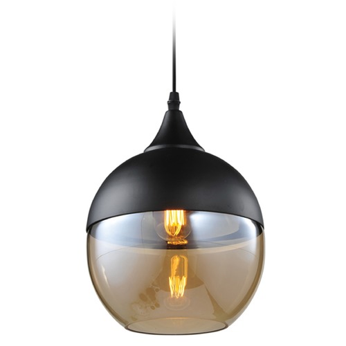 Avenue Lighting Robertson Blvd. Black Mini-Pendant Light