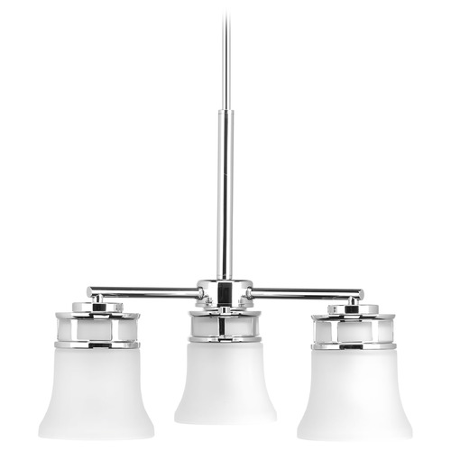 Progress Lighting Cascadia Mini Chandelier in Chrome by Progress Lighting P4612-15