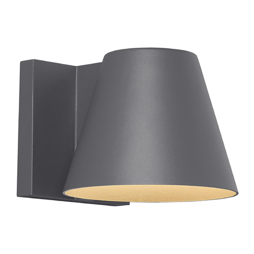 Sean Lavin Bowman 4-Inch 3000K LED Outdoor Wall Light in Charcoal by VC Modern