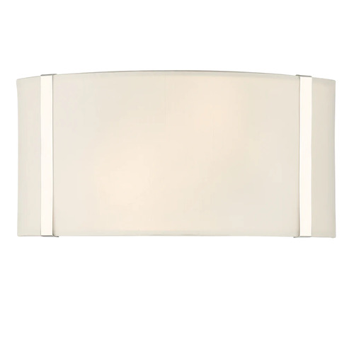 Fulton 2-Light Wall Sconce in Polished Nickel by Crystorama Lighting