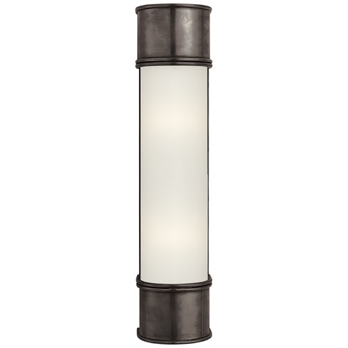 Visual Comfort Signature Collection E.F. Chapman Oxford 18-Inch Bath Light in Bronze by Visual Comfort Signature CHD1552BZFG