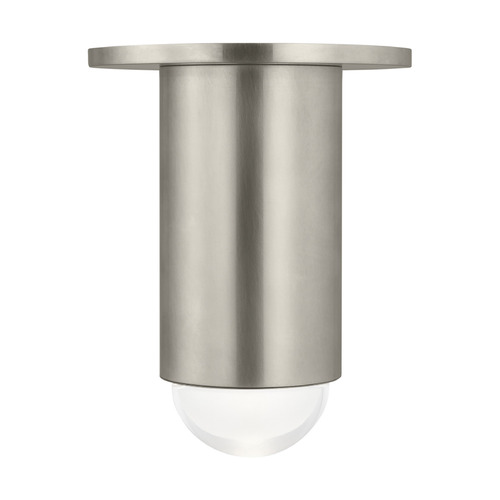 Visual Comfort Modern Collection Kelly Wearstler Ebell LED Flush Mount in Nickel by Visual Comfort Modern 700FMEBL6N-LED927