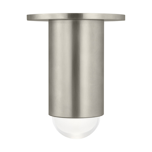 Kelly Wearstler Ebell LED Flush Mount in Nickel by Visual Comfort Modern