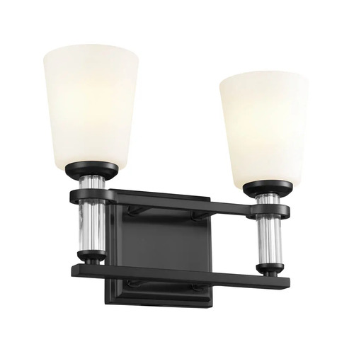 Rosalind 2-Light Bath Light in Black by Kichler Lighting