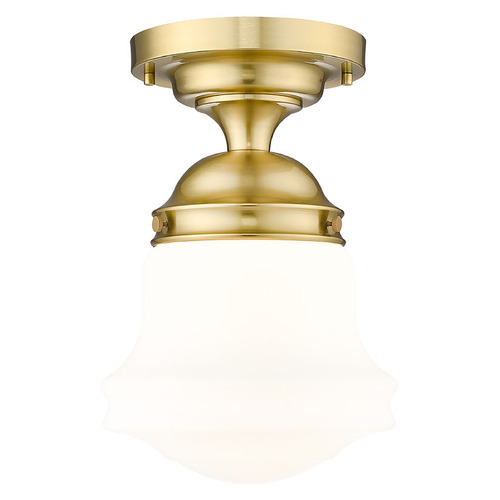 Z-Lite Vaughn Luxe Gold Semi-Flushmount Light