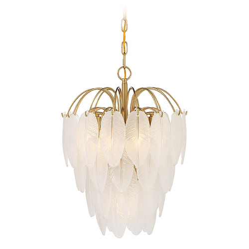 Savoy House Lighting Boa Warm Brass Chandelier