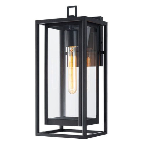 Matteo Lighting Stratford Matte Black Outdoor Wall Light