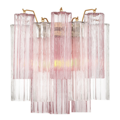 Crystorama Lighting Addis Aged Brass Sconce