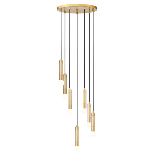 Z-Lite Z-Lite Stari Modern Gold Multi-Light Pendant 1956P-7R-MGLD