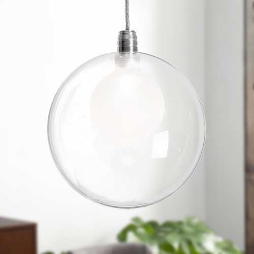 Bolla Chrome LED Mini Pendant by Kuzco Lighting