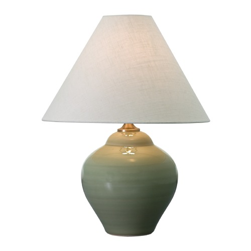 Scatchard Stoneware Celadon Table Lamp by House of Troy Lighting