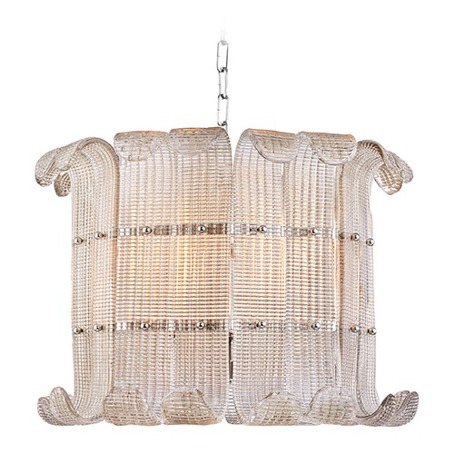 Brasher Polished Nickel Pendant by Hudson Valley Lighting