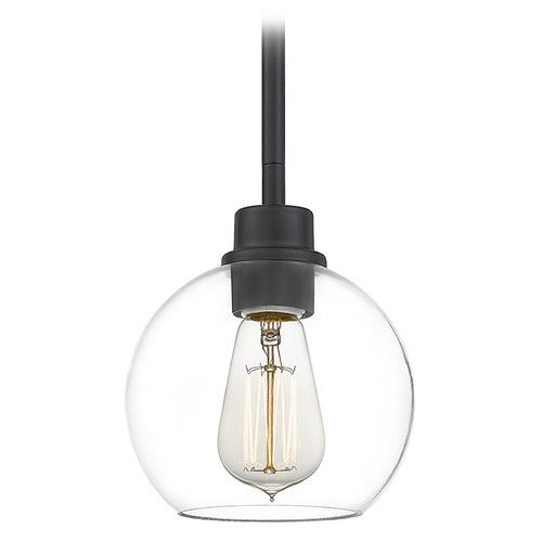 Quoizel Lighting Pruitt Matte Black Mini Pendant by Quoizel Lighting PRUC1507MBK