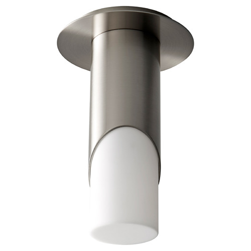 Ellipse LED Acrylic Ceiling Mount in Nickel by Oxygen Lighting