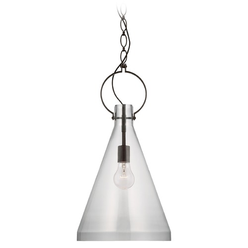 Visual Comfort Suzanne Kasler Limoges Tall Pendant in Natural Rust by Visual Comfort SK5371NRCG