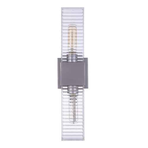 Craftmade Lighting Ridge Satin Aluminum Outdoor Wall Light by Craftmade Lighting ZA4500-SA