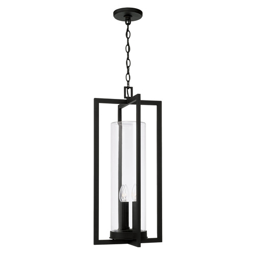 Kent 25-Inch Outdoor Hanging Light in Black by Capital Lighting