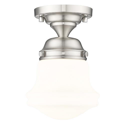 Z-Lite Vaughn Brushed Nickel Semi-Flushmount Light