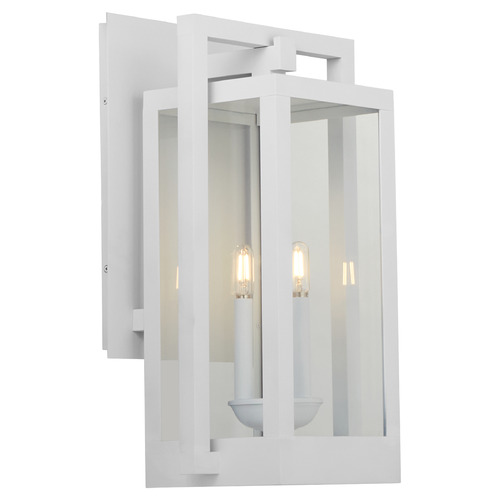 Marco White Outdoor Wall Light by Quorum Lighting