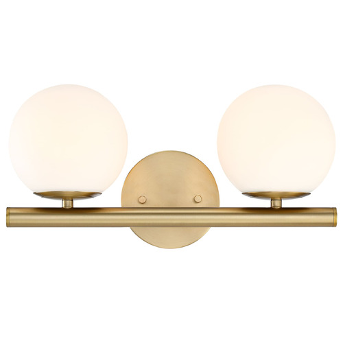 Designers Fountain Crown Heights Brushed Gold Bathroom Light