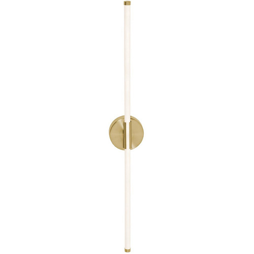 AFX Lighting Afx Lighting Rusnak Satin Brass LED Vertical Bathroom Light RSKV3605L30D1SB