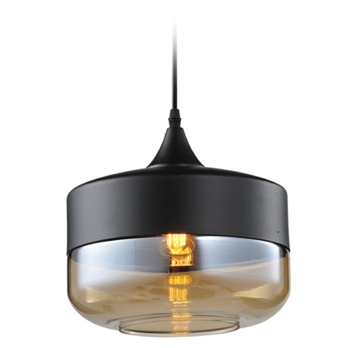 Avenue Lighting Robertson Blvd. Black Mini-Pendant Light