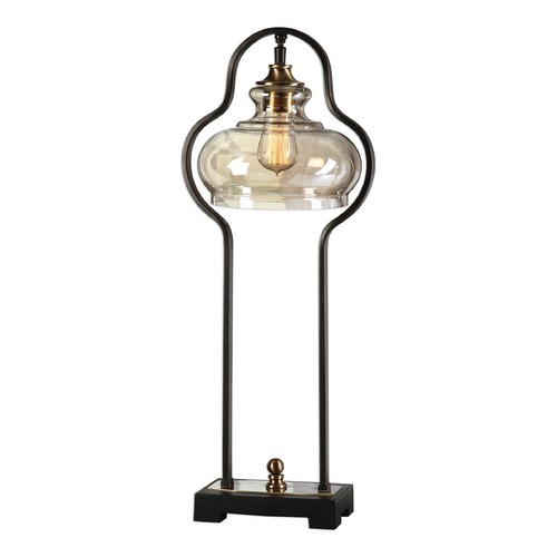 Cotulla Aged Black Desk Lamp by Uttermost Lighting