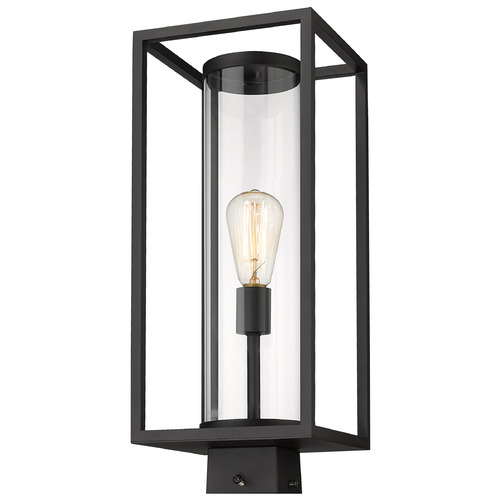 Dunbroch Black Post Light by Z-Lite