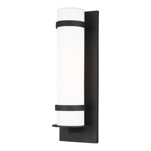Alban 24.63-Inch Black LED Outdoor Wall Light by Generation Lighting