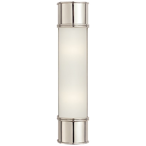 Visual Comfort Signature Collection E.F. Chapman Oxford 18-Inch Bath Light in Nickel by Visual Comfort Signature CHD1552PNFG