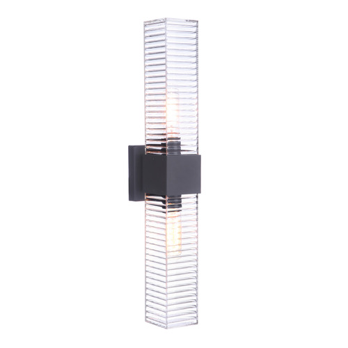 Craftmade Lighting Ridge Midnight Outdoor Wall Light by Craftmade Lighting ZA4510-MN