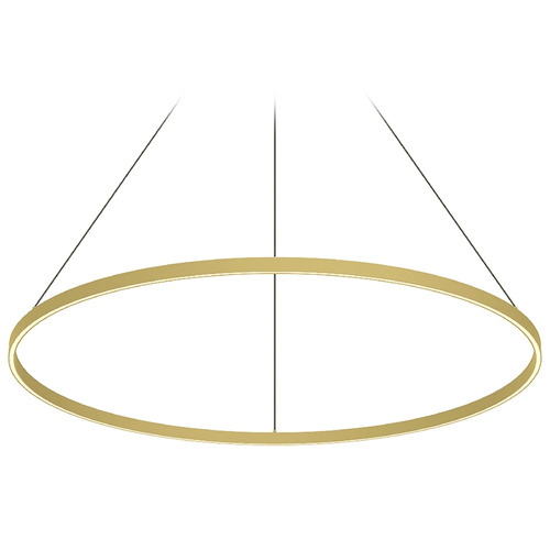 Kuzco Lighting Cerchio Brushed Gold LED Pendant by Kuzco Lighting PD87748-BG