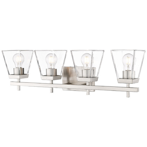 Lauren Brushed Nickel Bathroom Light by Z-Lite