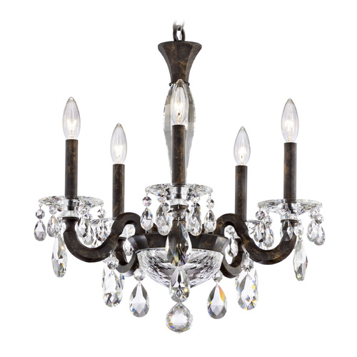 Schonbek Worldwide Lighting San Marco Heirloom Bronze Crystal Chandelier