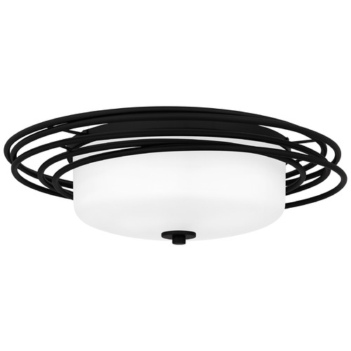 Quoizel Lighting Calliope Matte Black Flushmount Light