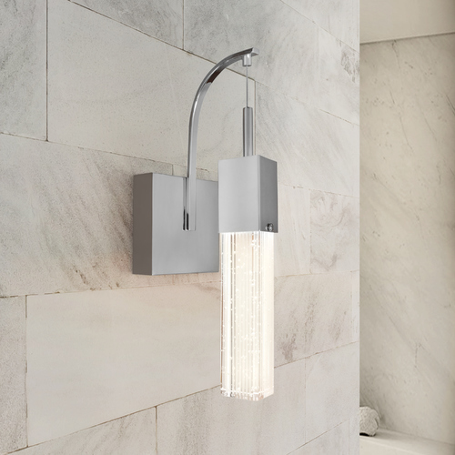 Fizz III Polished Chrome LED Sconce by ET2 Lighting