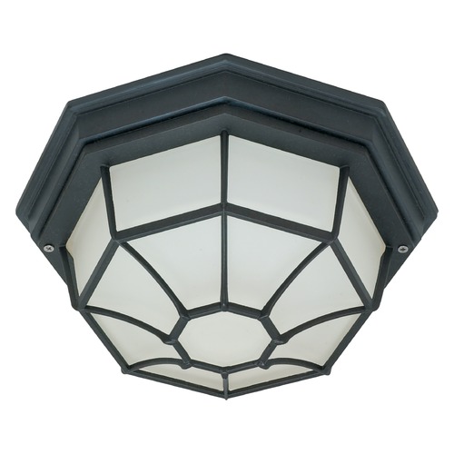 Textured Black Flush Mount by Nuvo Lighting