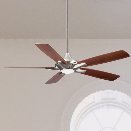 Dyno 52-Inch LED Fan in Brushed Nickel by Minka Aire