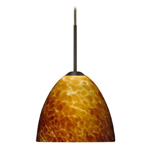 Besa Lighting Sasha II Bronze LED Mini-Pendant Light