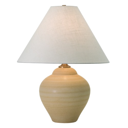 Scatchard Stoneware Oatmeal Table Lamp by House of Troy Lighting