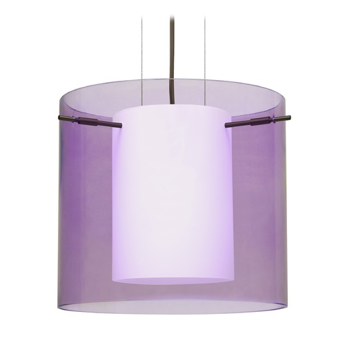 Besa Lighting Pahu Bronze LED Pendant Light